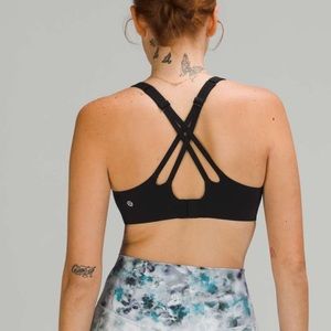 Lululemon Adapt and Align Bra *Light Support black 36E sports strappy nwt